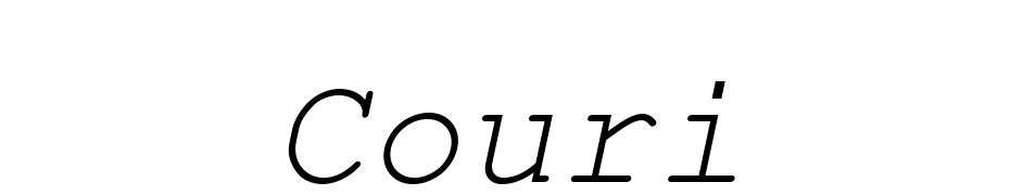 Courier New Italic Yazı tipi ücretsiz indir